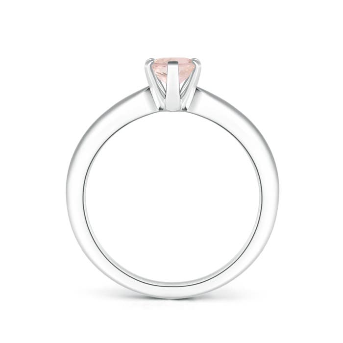 AA - Morganite / 0.7 CT / 14 KT White Gold