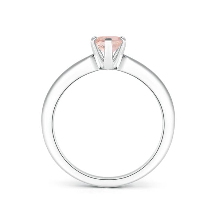 AAA - Morganite / 0.7 CT / 14 KT White Gold