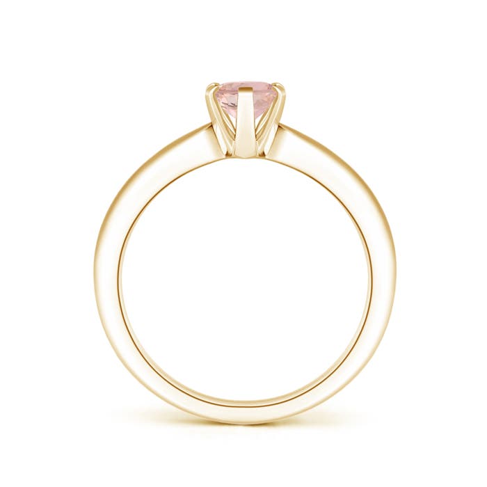 AAAA - Morganite / 0.7 CT / 14 KT Yellow Gold