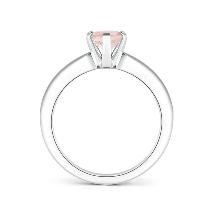 AA - Morganite / 1.1 CT / 14 KT White Gold