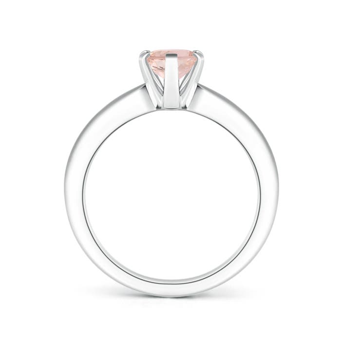 AAA - Morganite / 1.1 CT / 14 KT White Gold