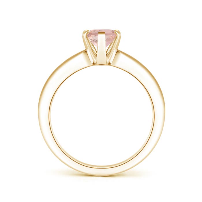 AAAA - Morganite / 1.1 CT / 14 KT Yellow Gold