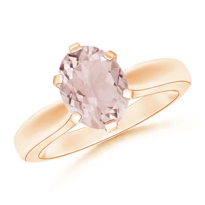 A - Morganite / 1.65 CT / 14 KT Rose Gold