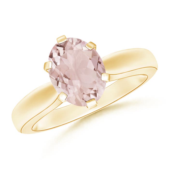 A - Morganite / 1.65 CT / 14 KT Yellow Gold