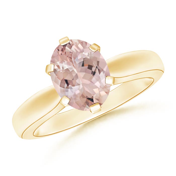 AA - Morganite / 1.65 CT / 14 KT Yellow Gold