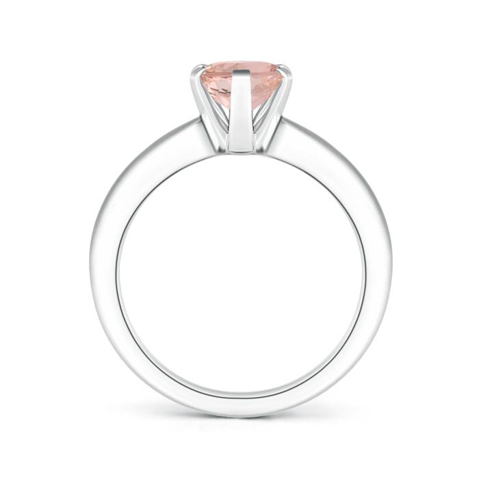 AAA - Morganite / 1.65 CT / 14 KT White Gold