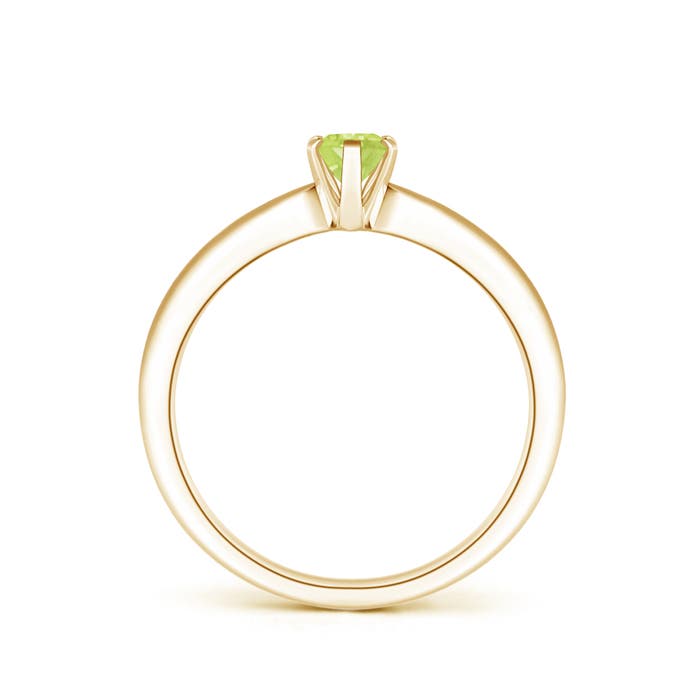 A - Peridot / 0.48 CT / 14 KT Yellow Gold