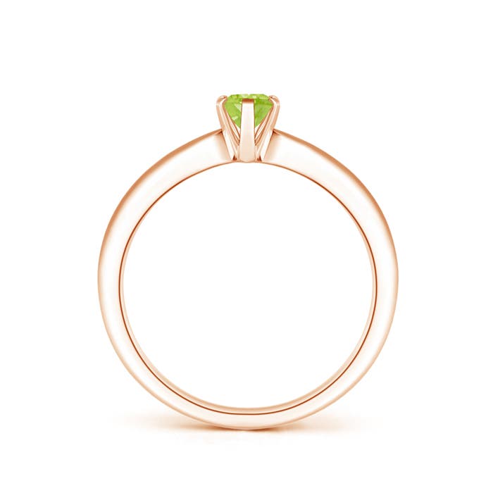 AA - Peridot / 0.48 CT / 14 KT Rose Gold