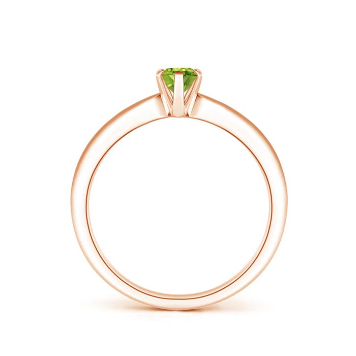 AAA - Peridot / 0.48 CT / 14 KT Rose Gold