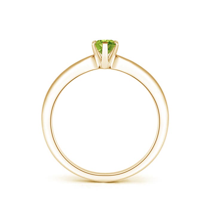 AAA - Peridot / 0.48 CT / 14 KT Yellow Gold