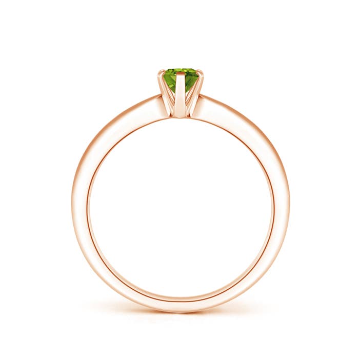 AAAA - Peridot / 0.48 CT / 14 KT Rose Gold