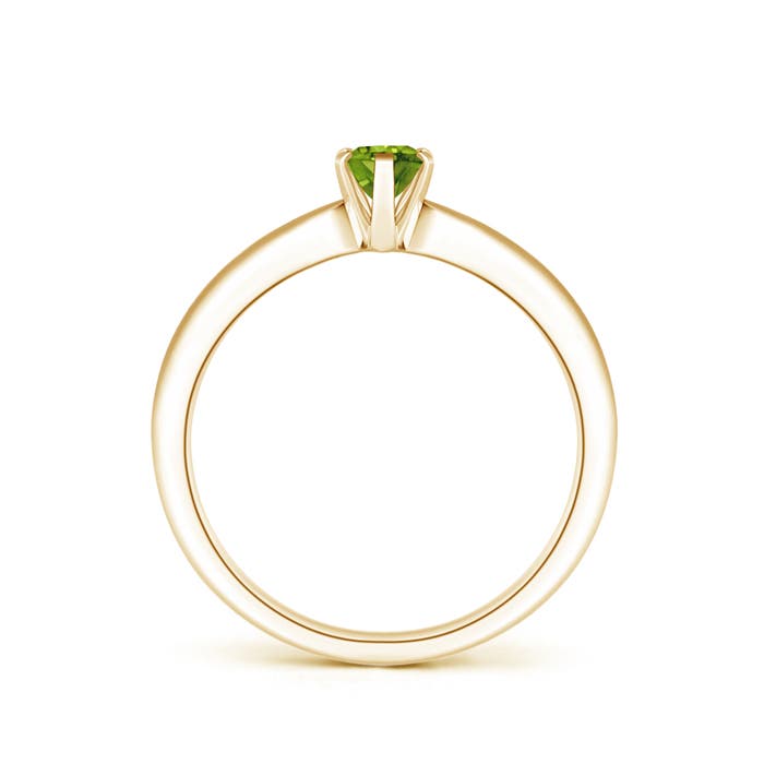 AAAA - Peridot / 0.48 CT / 14 KT Yellow Gold