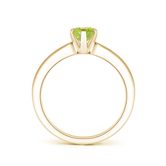 AA - Peridot / 0.85 CT / 14 KT Yellow Gold