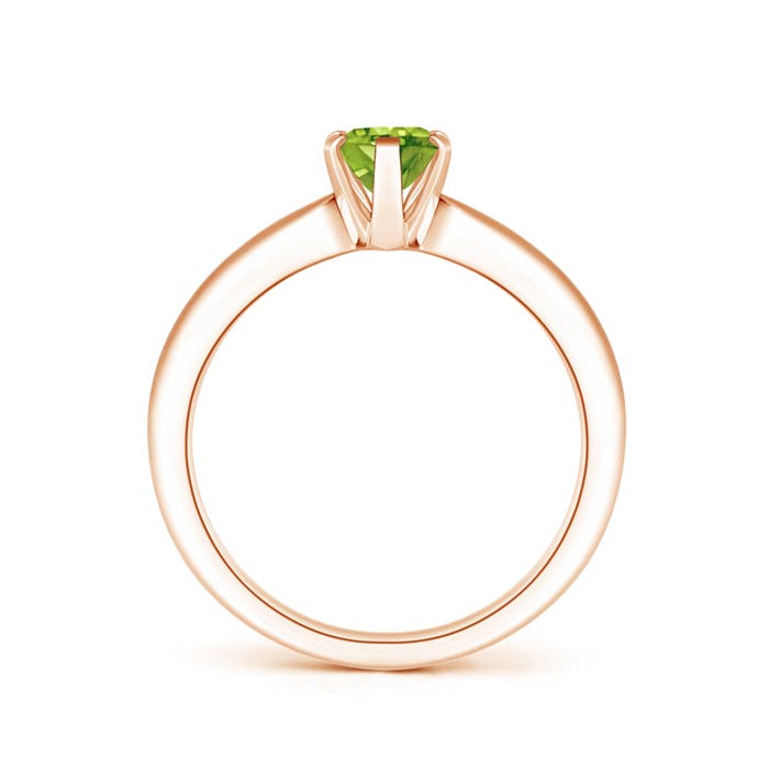 AAA - Peridot / 0.85 CT / 14 KT Rose Gold