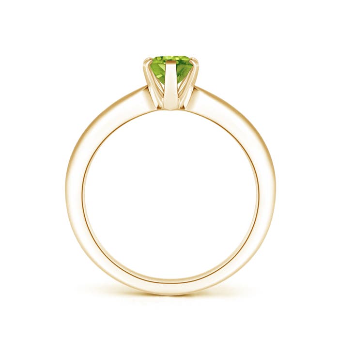 AAA - Peridot / 0.85 CT / 14 KT Yellow Gold