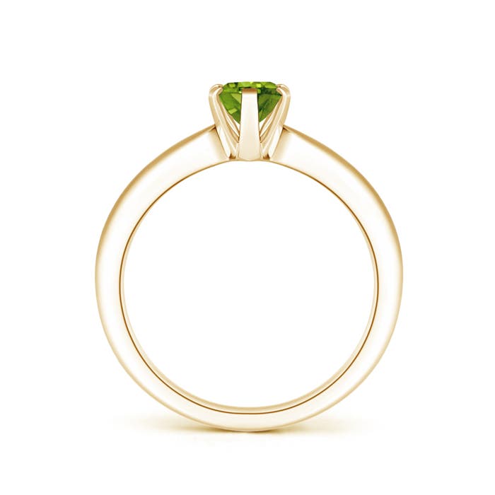 AAAA - Peridot / 0.85 CT / 14 KT Yellow Gold