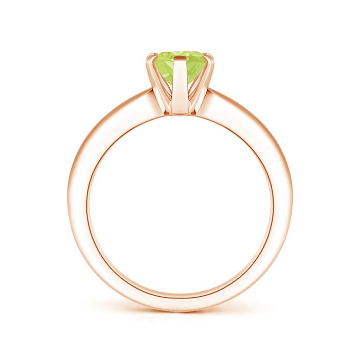 A - Peridot / 1.35 CT / 14 KT Rose Gold