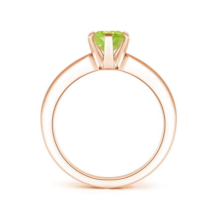 AA - Peridot / 1.35 CT / 14 KT Rose Gold