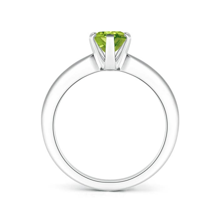 AAA - Peridot / 1.35 CT / 14 KT White Gold