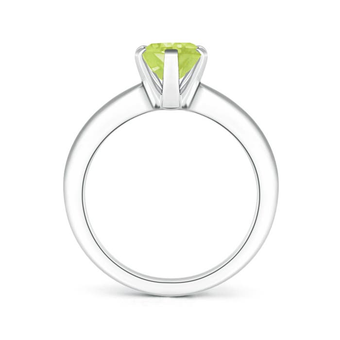 A - Peridot / 1.9 CT / 14 KT White Gold