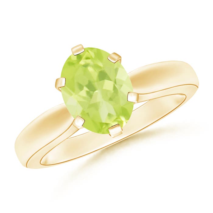 A - Peridot / 1.9 CT / 14 KT Yellow Gold