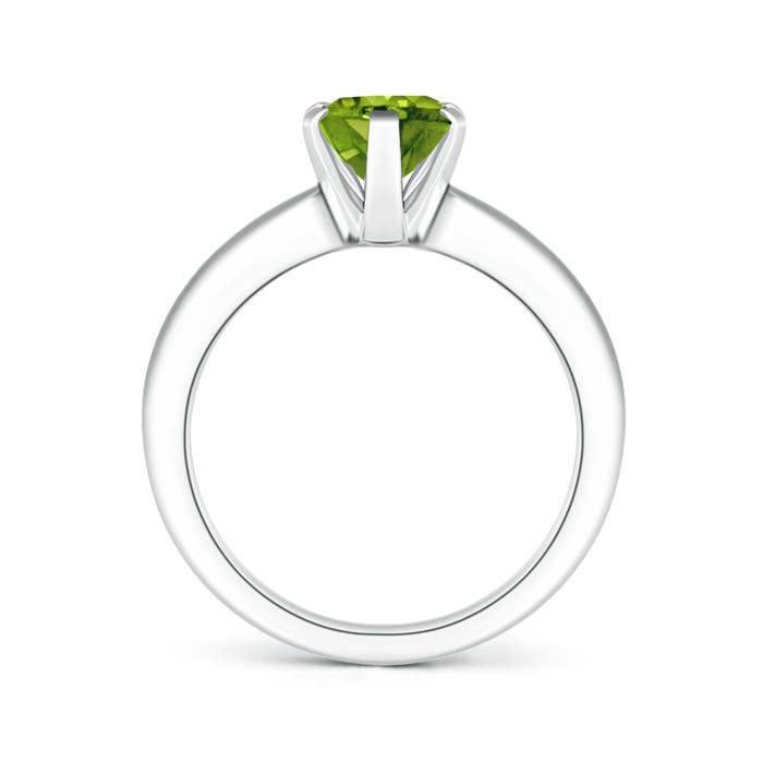 AAAA - Peridot / 1.9 CT / 14 KT White Gold