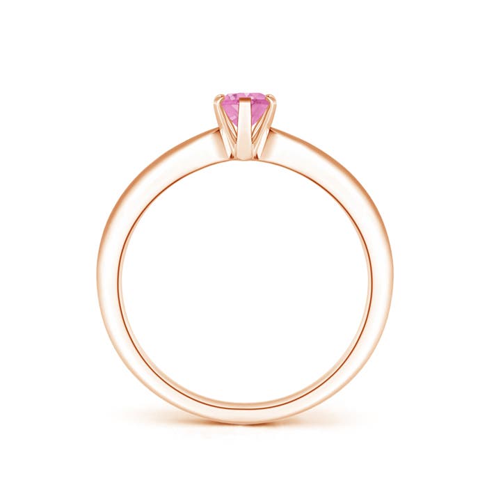 A - Pink Sapphire / 0.55 CT / 14 KT Rose Gold