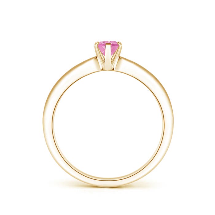 A - Pink Sapphire / 0.55 CT / 14 KT Yellow Gold