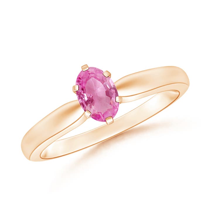 AA - Pink Sapphire / 0.55 CT / 14 KT Rose Gold