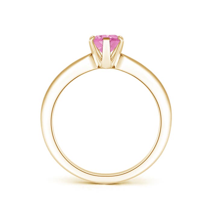 A - Pink Sapphire / 0.85 CT / 14 KT Yellow Gold