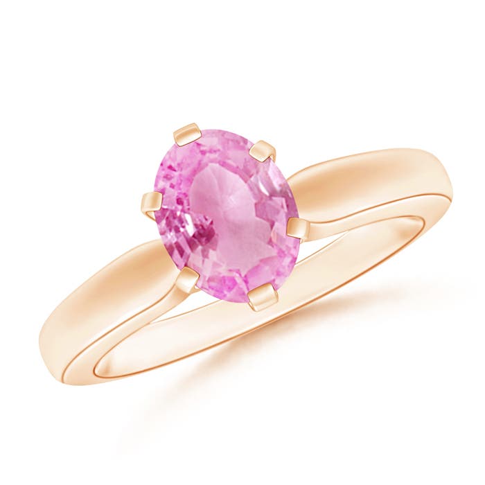 A - Pink Sapphire / 1.45 CT / 14 KT Rose Gold