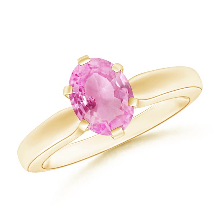 A - Pink Sapphire / 1.45 CT / 14 KT Yellow Gold