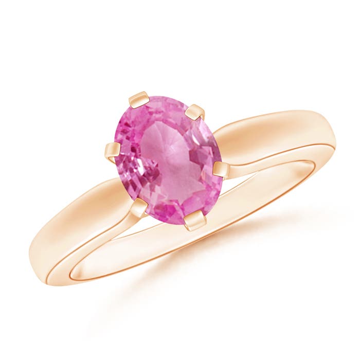 AA - Pink Sapphire / 1.45 CT / 14 KT Rose Gold