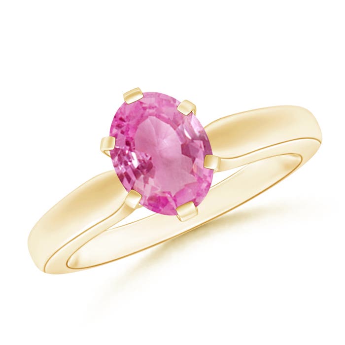 AA - Pink Sapphire / 1.45 CT / 14 KT Yellow Gold