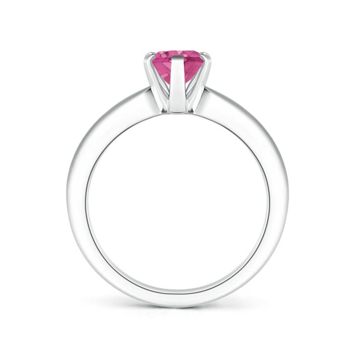 AAAA - Pink Sapphire / 1.45 CT / 14 KT White Gold