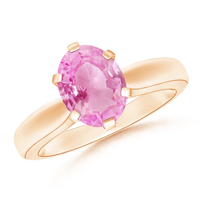 A - Pink Sapphire / 1.9 CT / 14 KT Rose Gold