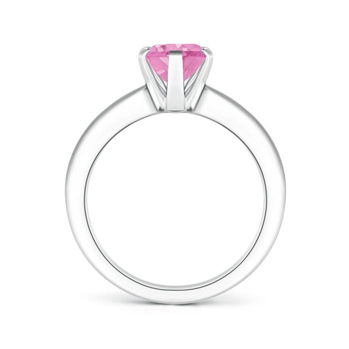 A - Pink Sapphire / 1.9 CT / 14 KT White Gold