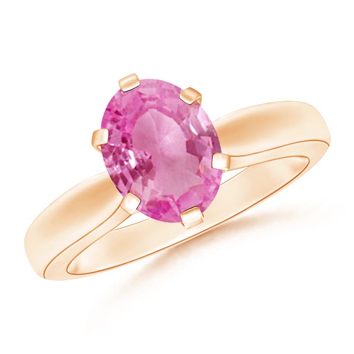 AA - Pink Sapphire / 1.9 CT / 14 KT Rose Gold