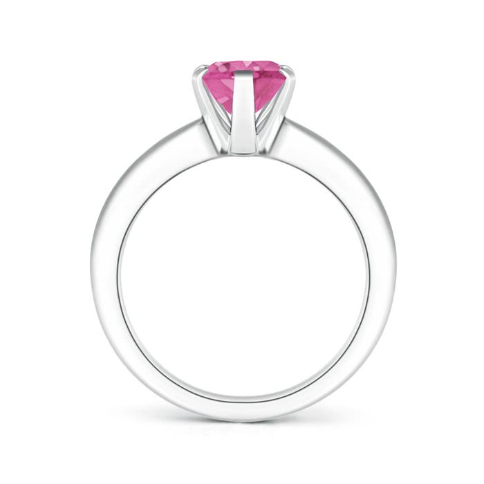 AAA - Pink Sapphire / 1.9 CT / 14 KT White Gold