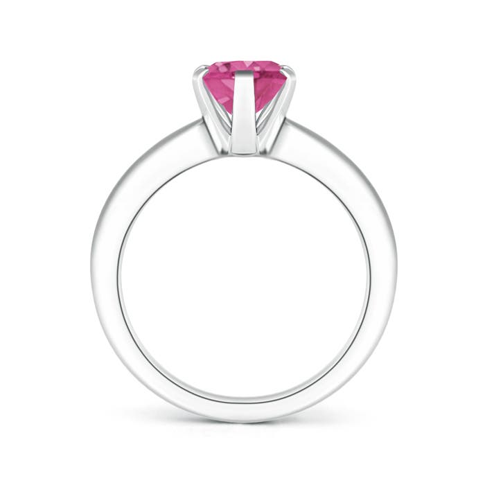 AAAA - Pink Sapphire / 1.9 CT / 14 KT White Gold