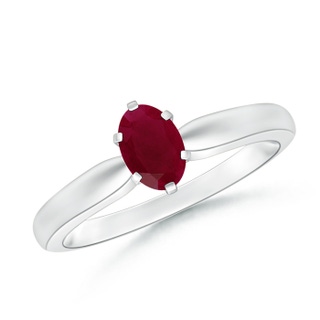 Oval A Ruby