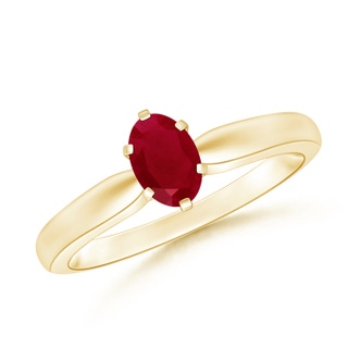 Oval AA Ruby