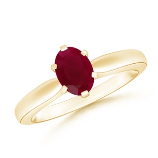 Oval A Ruby