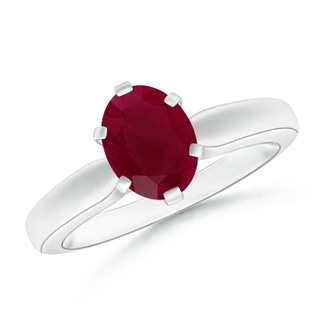 Oval A Ruby