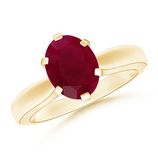 Oval A Ruby