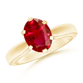 Oval AAA Ruby