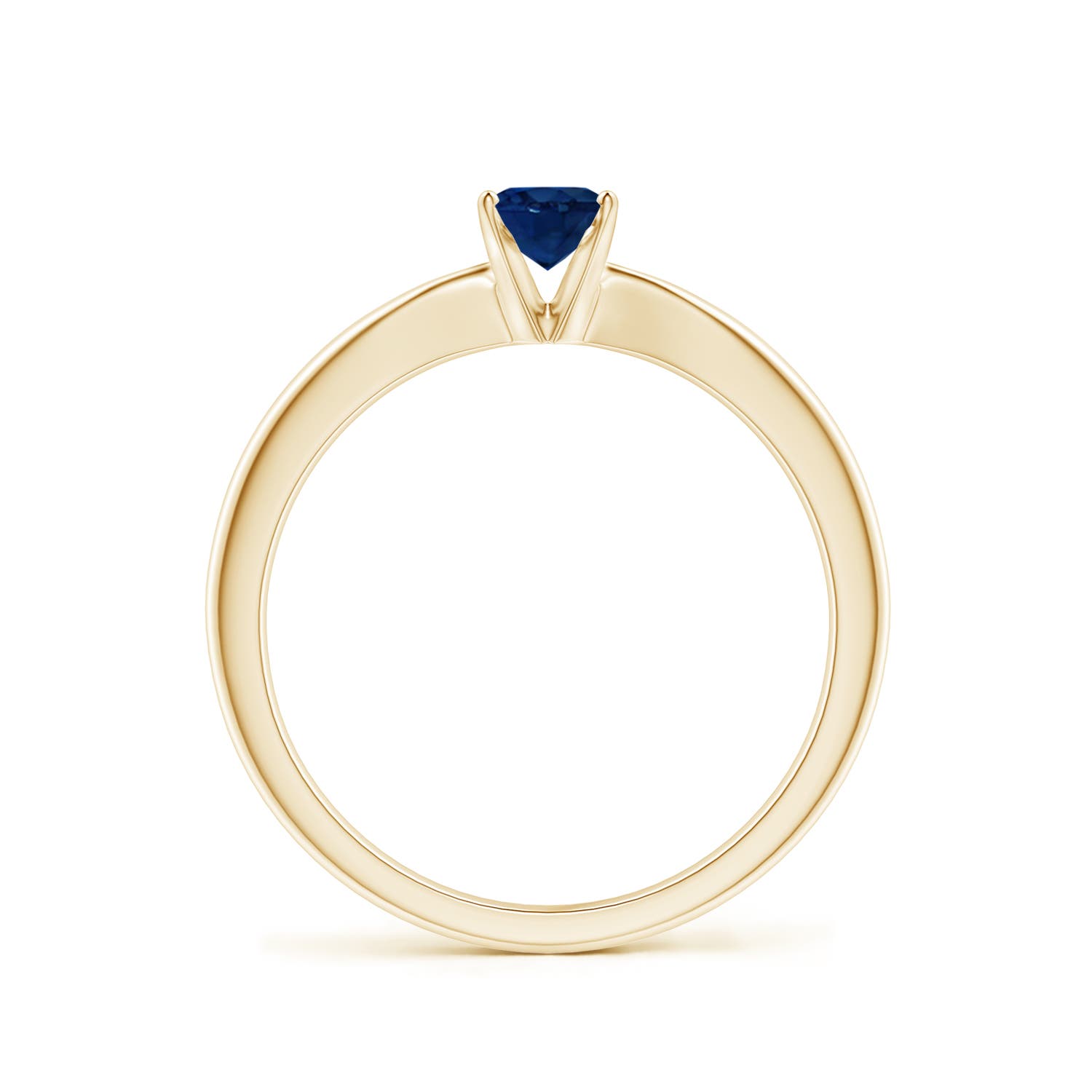 AA - Blue Sapphire / 0.6 CT / 14 KT Yellow Gold