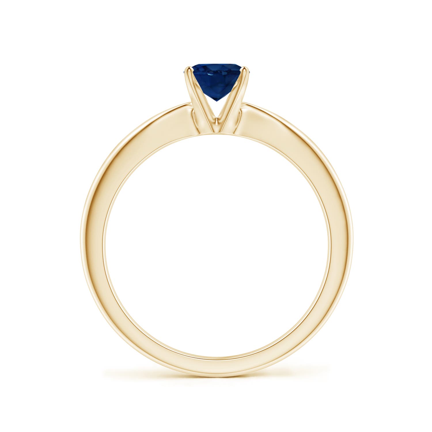 AA - Blue Sapphire / 0.85 CT / 14 KT Yellow Gold