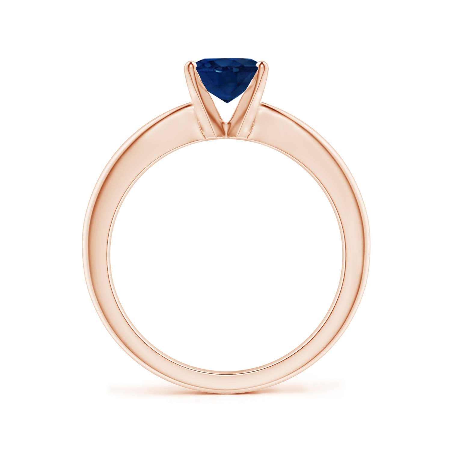 AA - Blue Sapphire / 1.55 CT / 14 KT Rose Gold