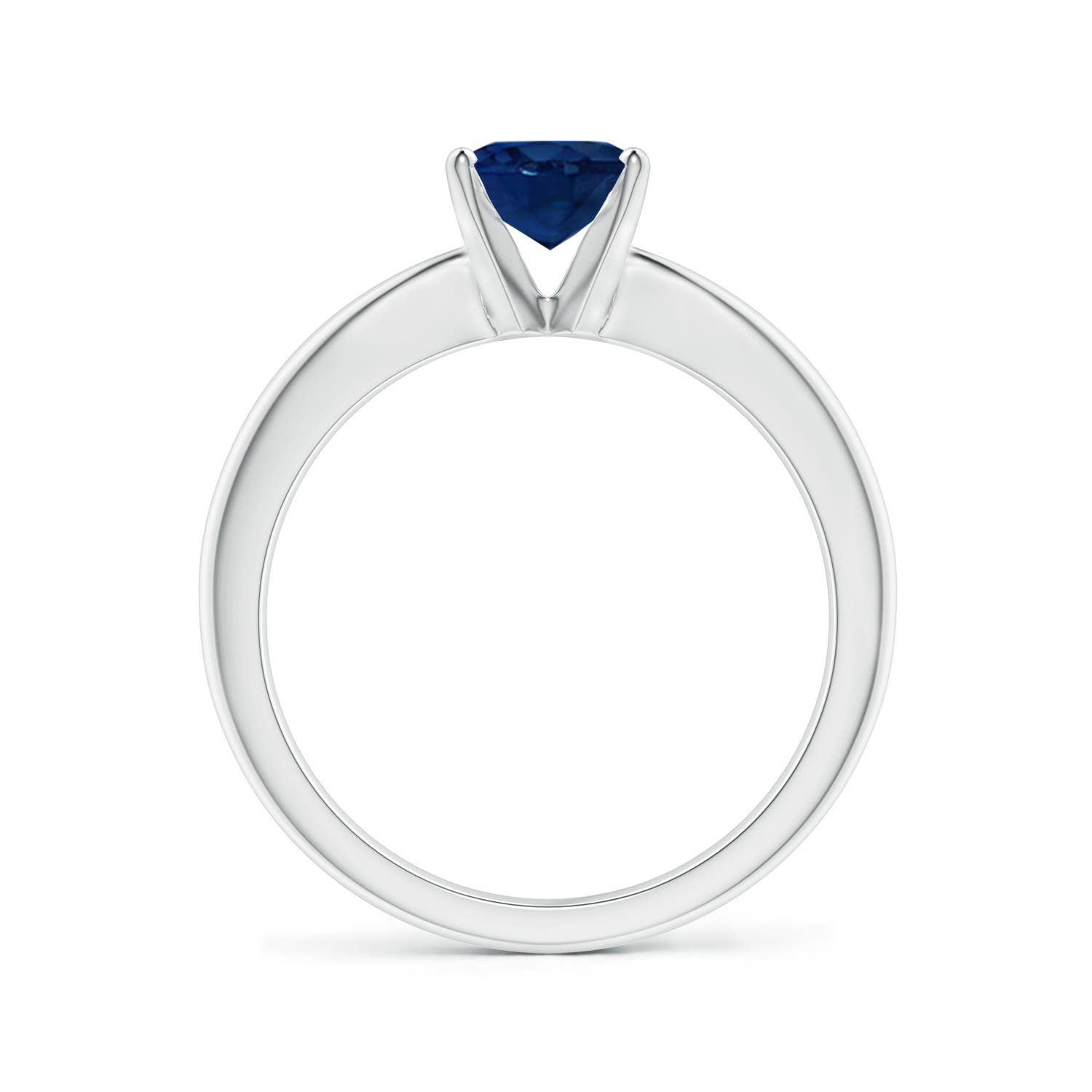 AA - Blue Sapphire / 1.55 CT / 14 KT White Gold